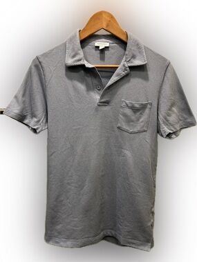 Sunspel Riviera Polo “Gray Melange”